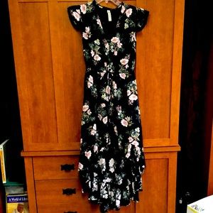 American Rag Black Floral Dress